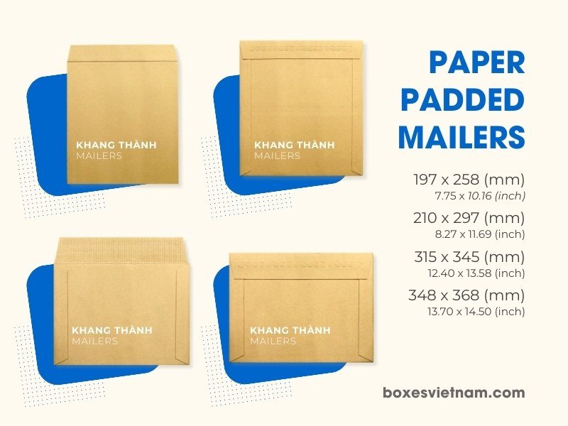 padded mailer sizes